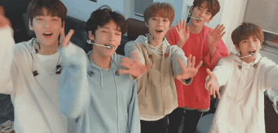 Group Of Young Men Posing GIF