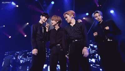 Group Of Young Men Posing With Jelly Pout GIF