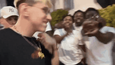 Group Of Young Men Standing In A Room GIF