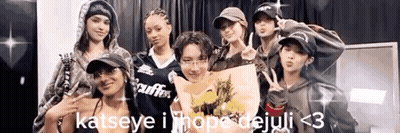 Group Of Young Women Posing GIF