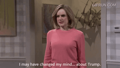 Group On Couch Saying I May Have Changed My Mind About Trump GIF