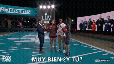 Group On Football Field With Fox Deportes GIF