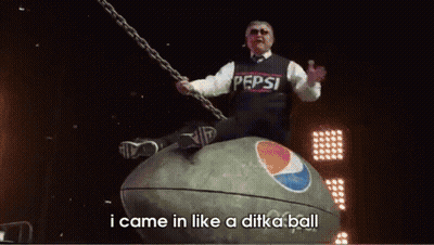 Group On Stage Saying I Came In Like A Ditka Ball GIF