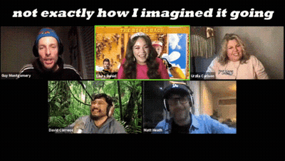 Group On Video Call Not Exactly How I Imagined It Going GIF