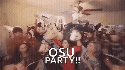 Group Party Lifting Man In Air GIF