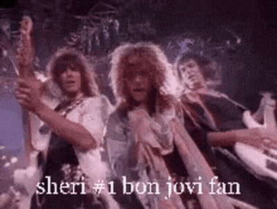 Group Playing Guitars Sheri #1 Bon Jovi Fan