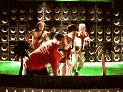 Group Playing Instruments On Stage GIF