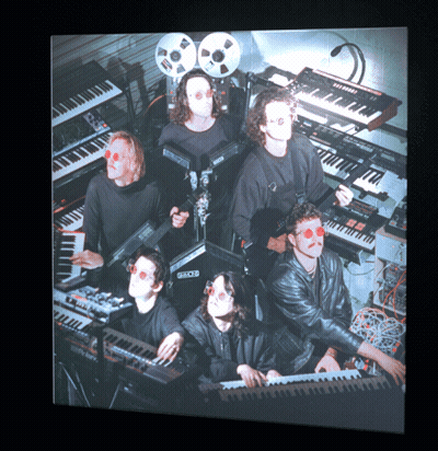Group Playing Keyboards With Fender Sticker GIF