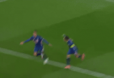 Group Playing Soccer GIF
