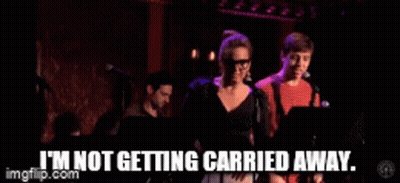 Group Singing Into Microphones I'm Not Getting Carried Away GIF