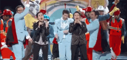 Group Singing on Stage