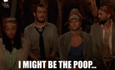 Group Sitting In Room Saying I Might Be The Poop GIF