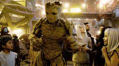 Group Sitting In Space Ship Cockpit GIF