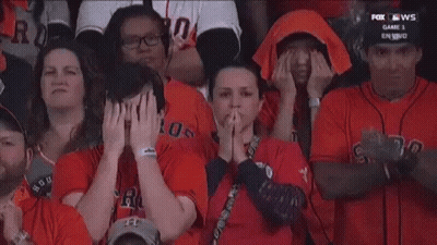 Group Sitting In Stadium Watching Baseball GIF