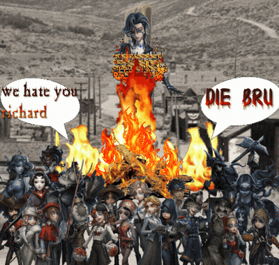 Group Standing Around Fire Saying Die Bru GIF