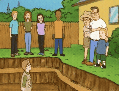 Group Standing Around Gokule Hole GIF