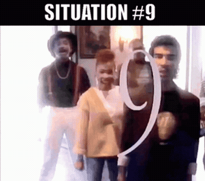 Group Standing Around Number 9 GIF