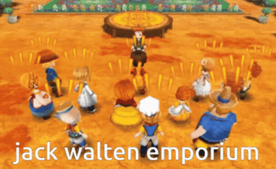 Group Standing Around Table Jack Walten Emporium GIF