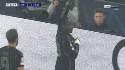 Group Standing In Front Of Bein Sports Screen GIF