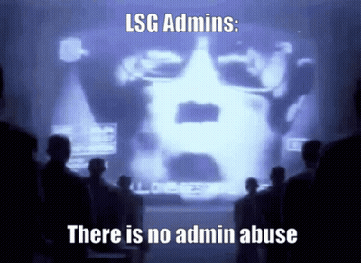 Group Standing in Front of LSG Admins Screen