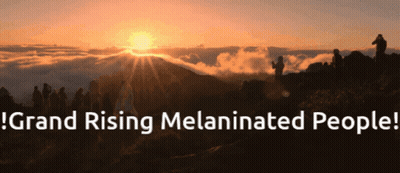 Group Standing On Mountain Saying Grand Rising Melaninated People GIF