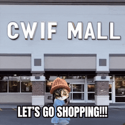 Group Standing Outside Ace Store GIF