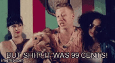 Group Standing Together Saying But Shit It Was 99 Cents GIF