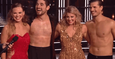 Group Standing With Microphone GIF