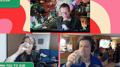Group Video Call With Thank You Sign GIF