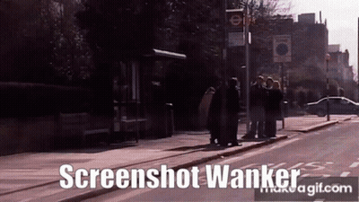 Group Waiting At Bus Stop Screenshot Wanker GIF