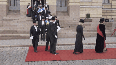 Group Walking On Red Carpet GIF