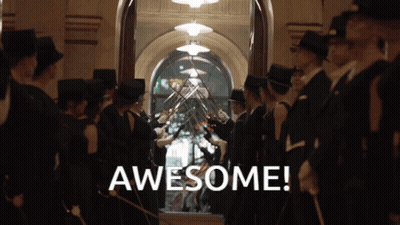 Group Walking On Red Carpet Paluu Kampuselle GIF
