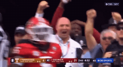 Group Watching Football Game On TV GIF