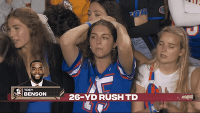 Group Watching Football Game Trey Benson GIF