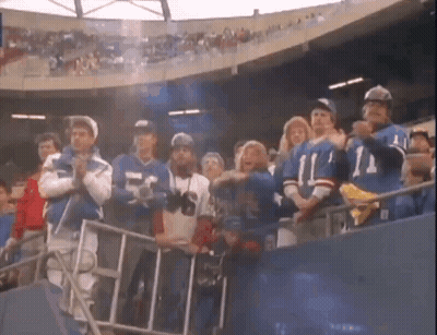 Group Watching Game In Stadium GIF