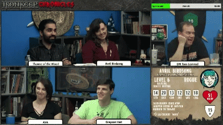 Group Watching Iron Keep Chronicles GIF