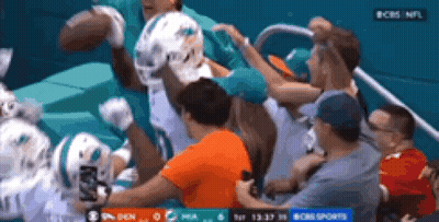 Group Watching NFL Football On CBS GIF
