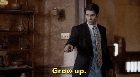 Grow Up CBS Ghosts Trevor GIF