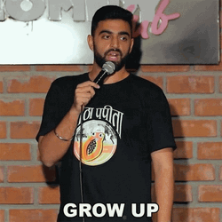 Grow Up Rahul Dua GIF