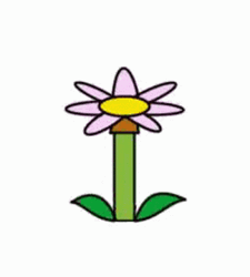Growing Animated Flower GIF