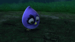 Growing Crystal Panda Bird GIF