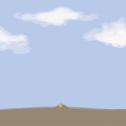 Growing Leaf In The Face Of Earth GIF