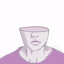 Growing Plant On Human Head Digital Art GIF