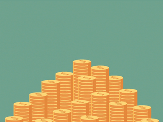Growing Stack Of Money GIF