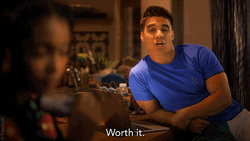 Grown-Ish Sitcom Jordan Buhat As Vivek Shah Worth It No Regrets GIF