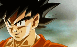 Grown Up Baby Goku GIF