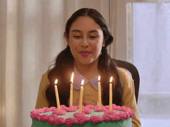 Grown Up Happy Birthday Daughter Excited Celebrant GIF