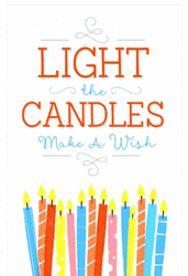 Grown Up Happy Birthday Daughter Lighted Candle Wishes GIF