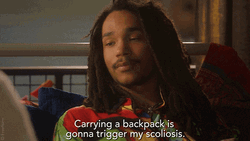 Grownish Luca Hall Scoliosis I Need A Backiotomy GIF