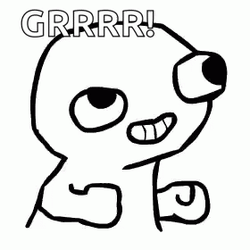 Grr Big Eyes GIF
